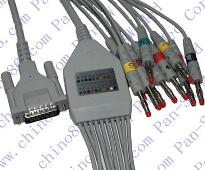 Schiller 10-lead resting ECG-EKG cable